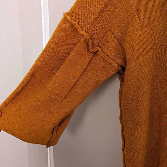 Skif International SKIFO Button Knit Cardigan Orange - Picture 4 of 13